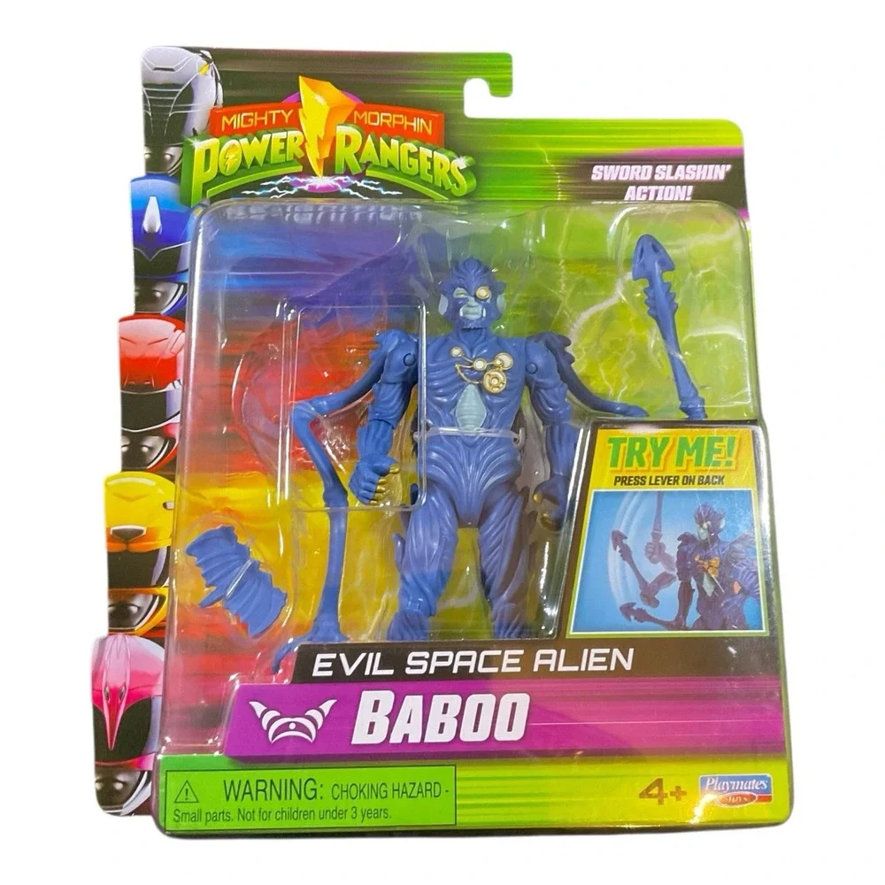 Mighty Morphin Power Rangers Re-Ignition Evil Space Alien Baboo Figure In Hand - Picture 2 of 6